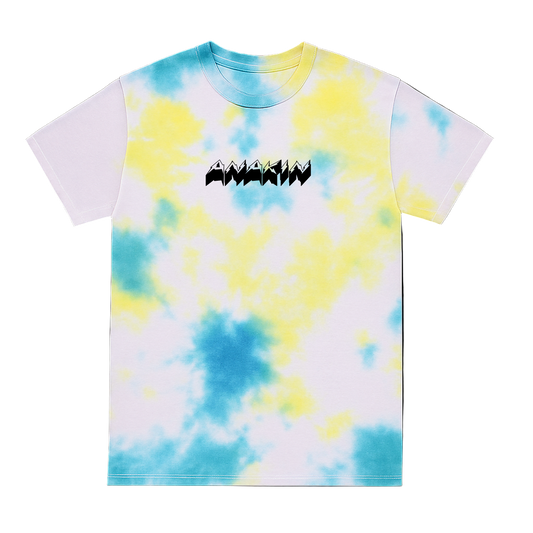 Embroidered Tie Dye T-Shirt