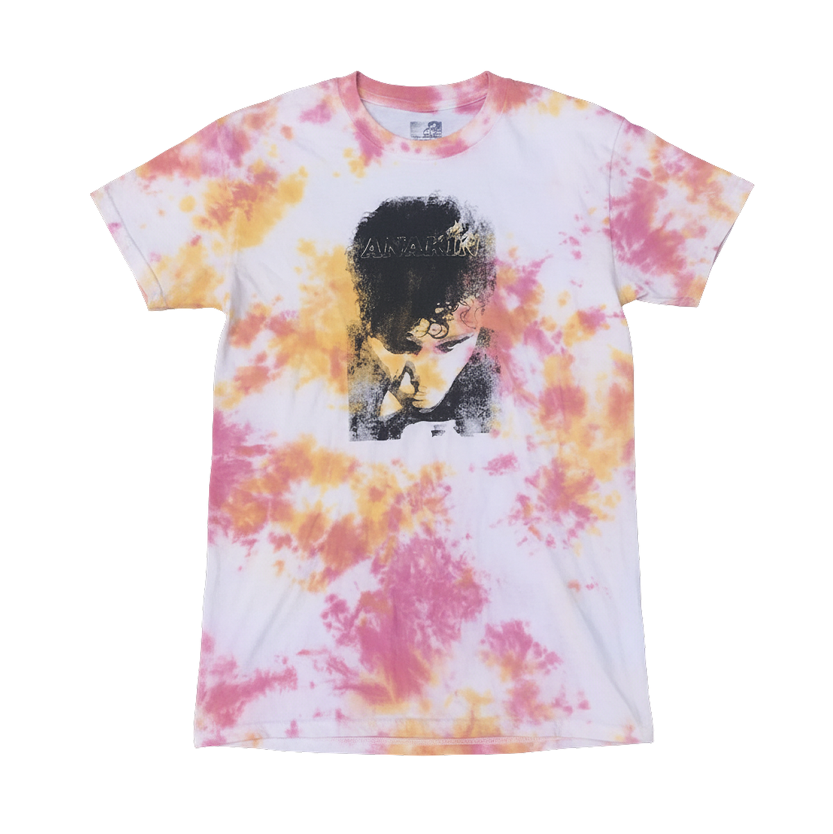 Face T-Shirt — Pink Tie Dye